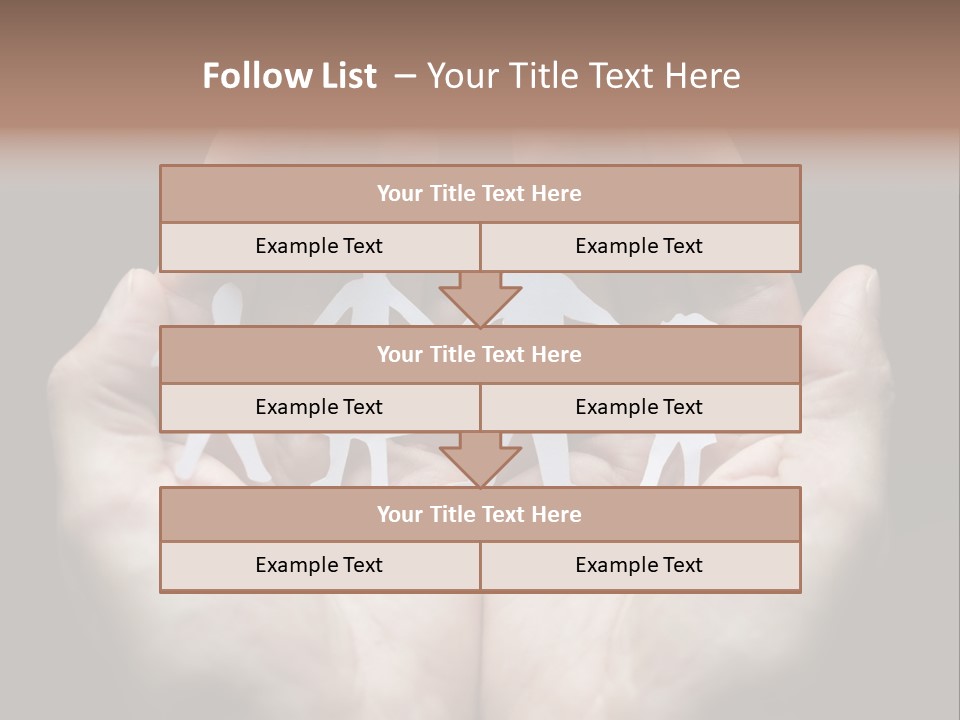 Paper Group Child PowerPoint Template