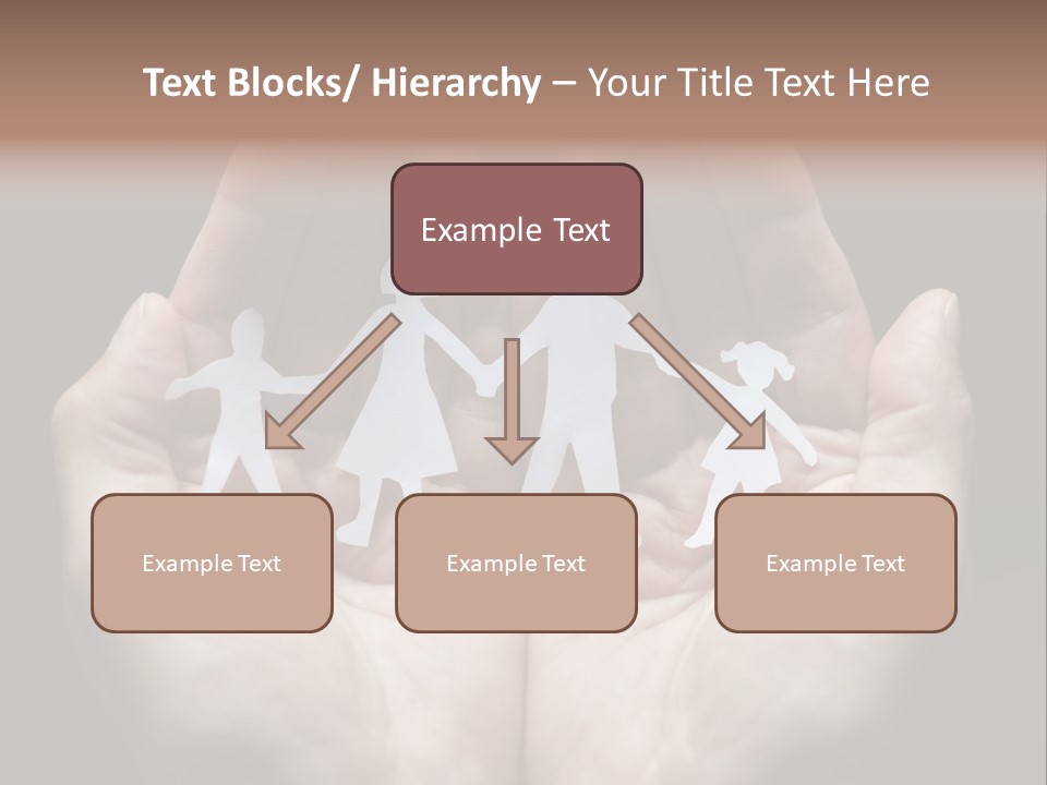 Paper Group Child PowerPoint Template