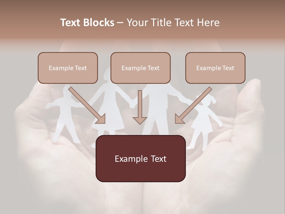 Paper Group Child PowerPoint Template