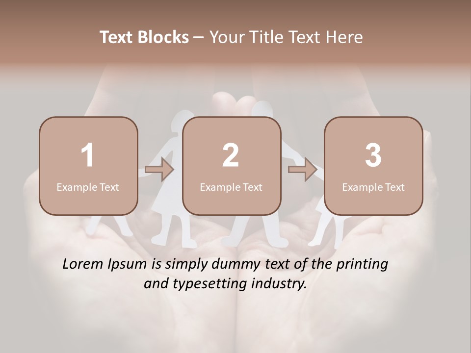 Paper Group Child PowerPoint Template