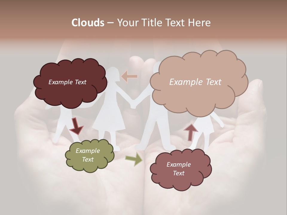 Paper Group Child PowerPoint Template