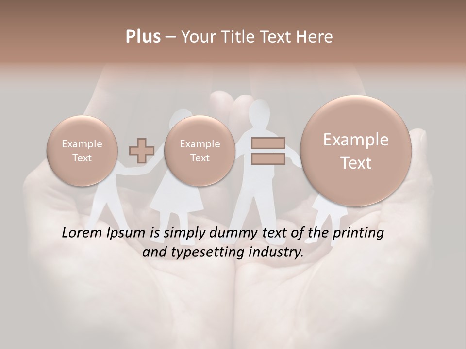 Paper Group Child PowerPoint Template