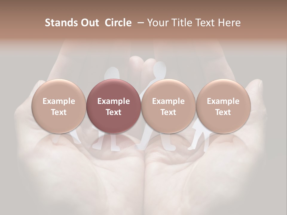 Paper Group Child PowerPoint Template