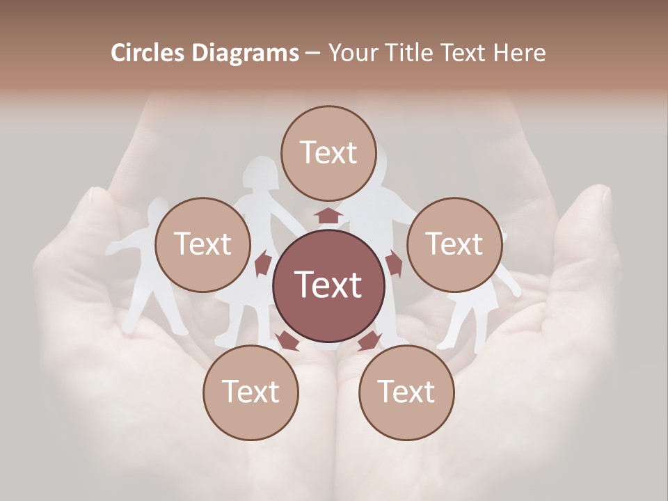 Paper Group Child PowerPoint Template