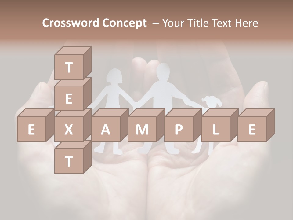 Paper Group Child PowerPoint Template