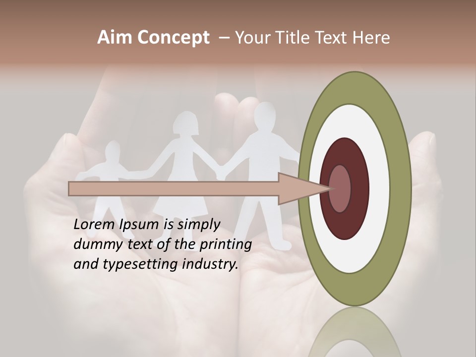 Paper Group Child PowerPoint Template