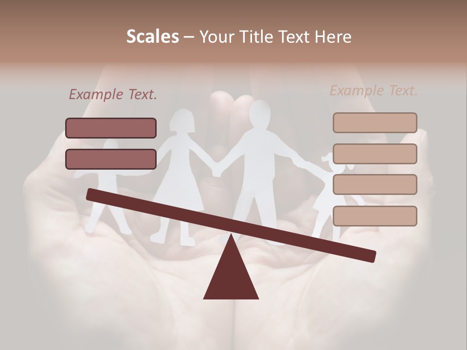 Paper Group Child PowerPoint Template