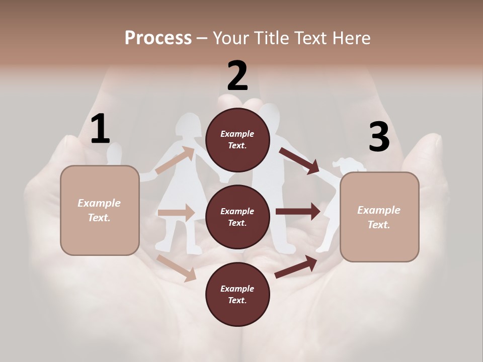 Paper Group Child PowerPoint Template