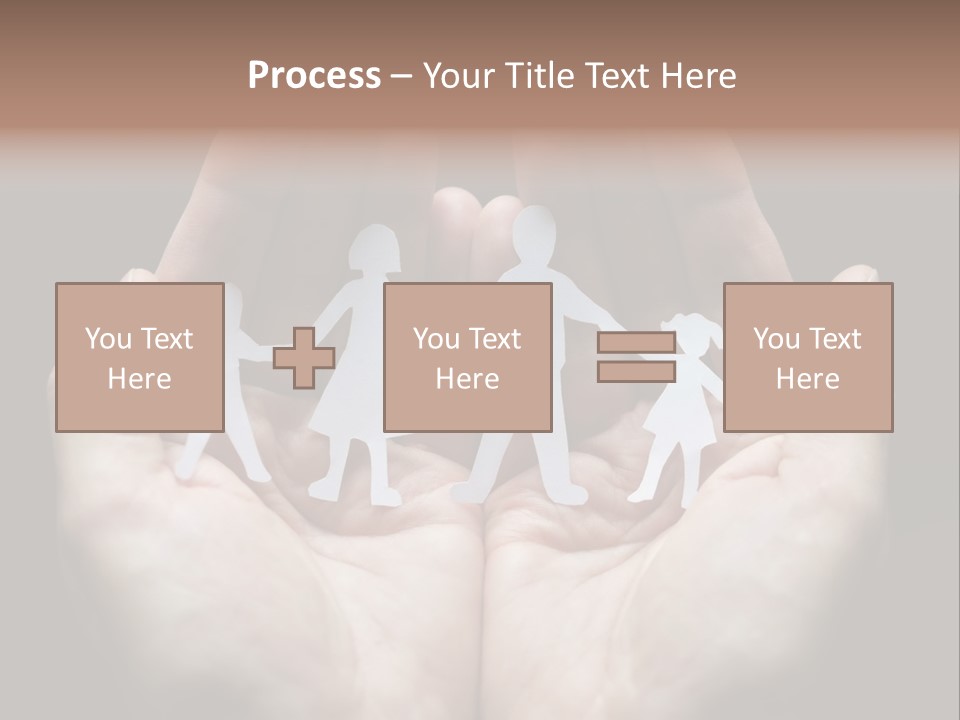 Paper Group Child PowerPoint Template