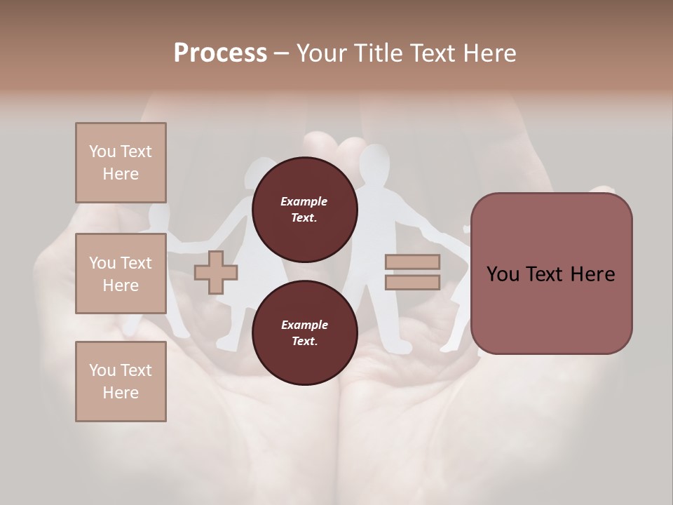 Paper Group Child PowerPoint Template