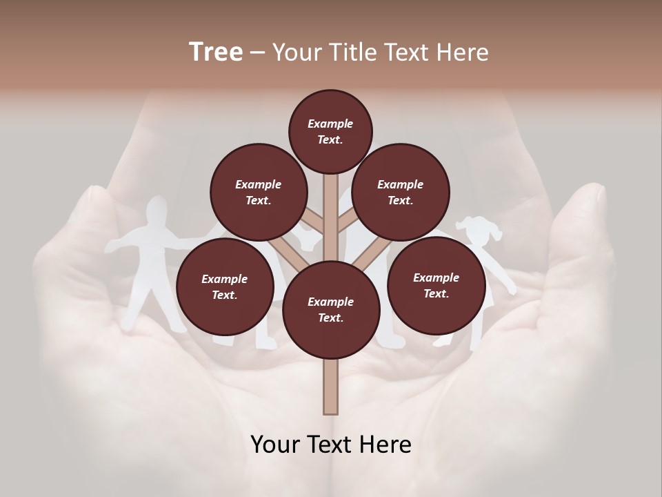 Paper Group Child PowerPoint Template