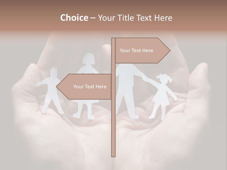 Paper Group Child PowerPoint Template