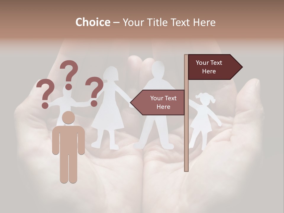 Paper Group Child PowerPoint Template