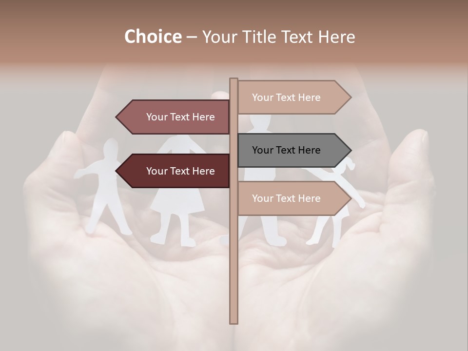 Paper Group Child PowerPoint Template