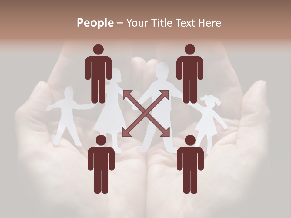 Paper Group Child PowerPoint Template