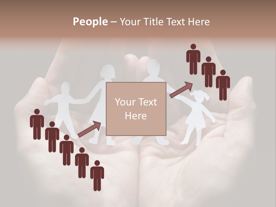 Paper Group Child PowerPoint Template