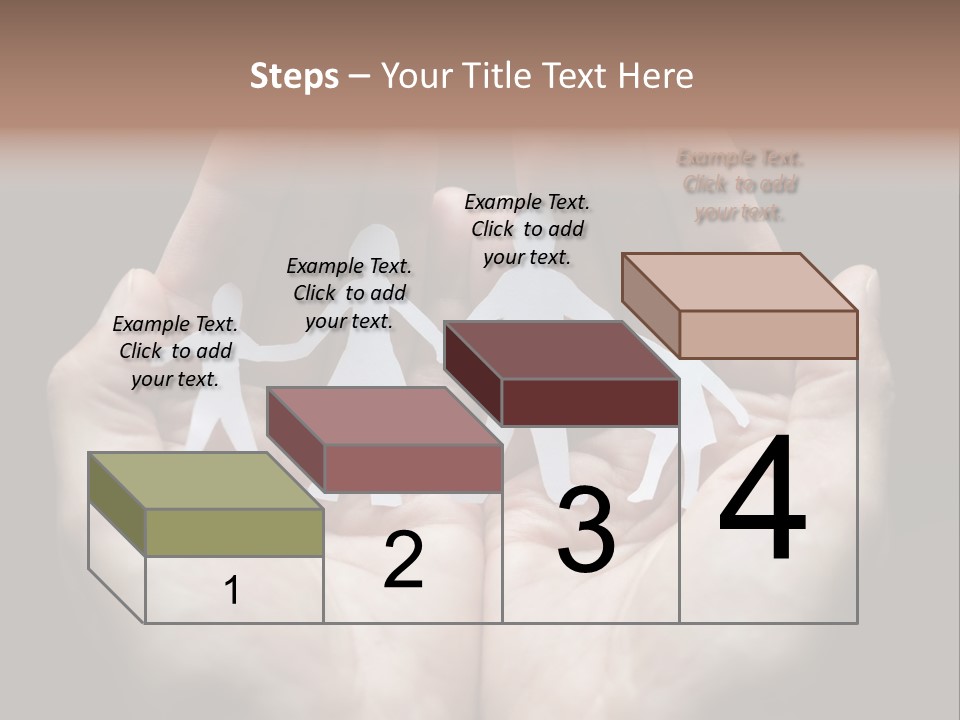 Paper Group Child PowerPoint Template