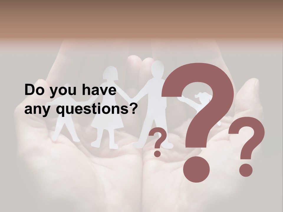 Paper Group Child PowerPoint Template