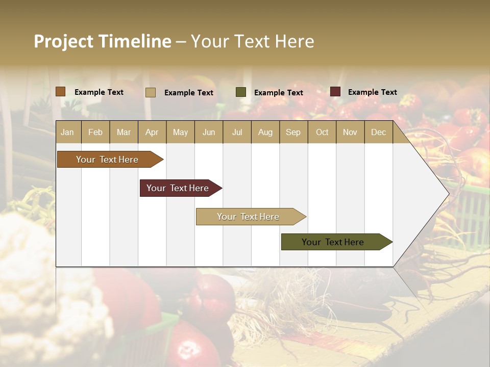 Table Local Healthy PowerPoint Template