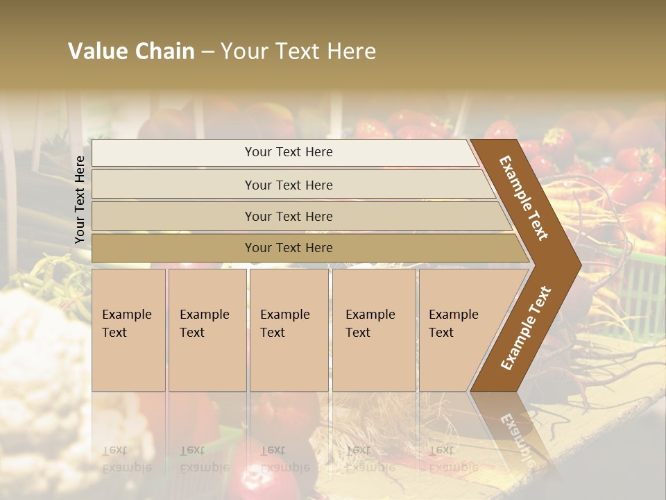 Table Local Healthy PowerPoint Template