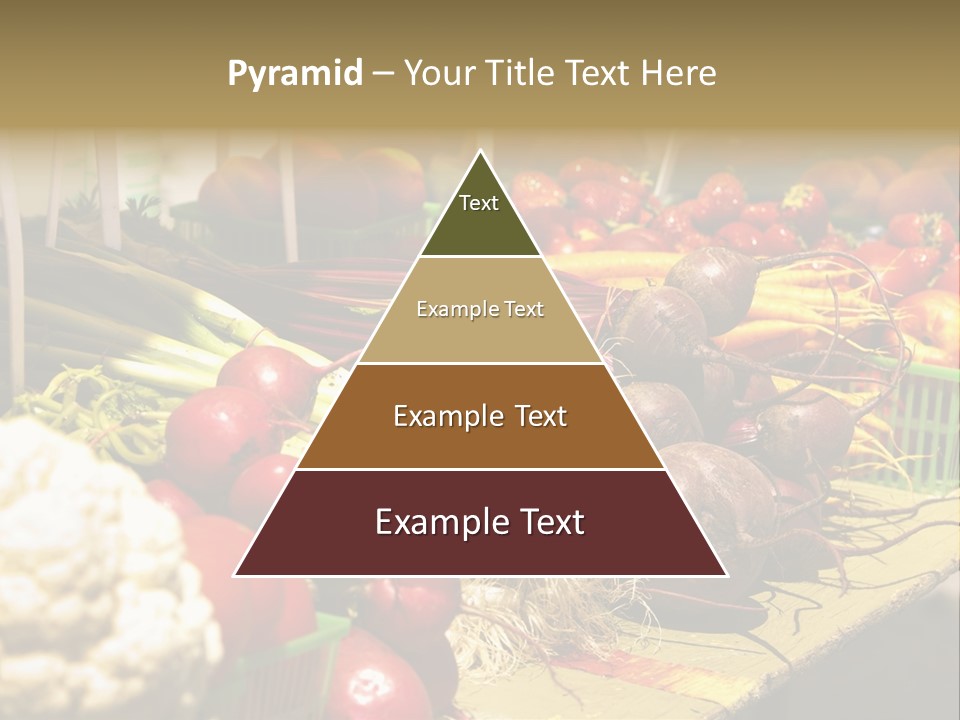 Table Local Healthy PowerPoint Template