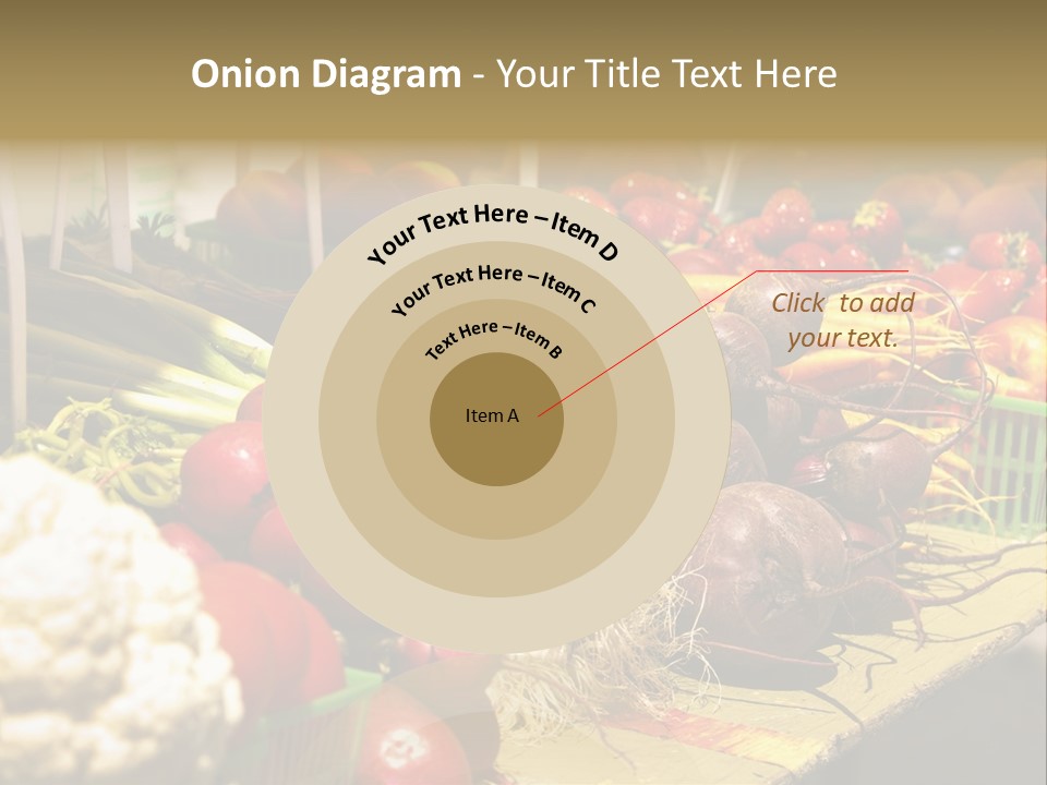 Table Local Healthy PowerPoint Template
