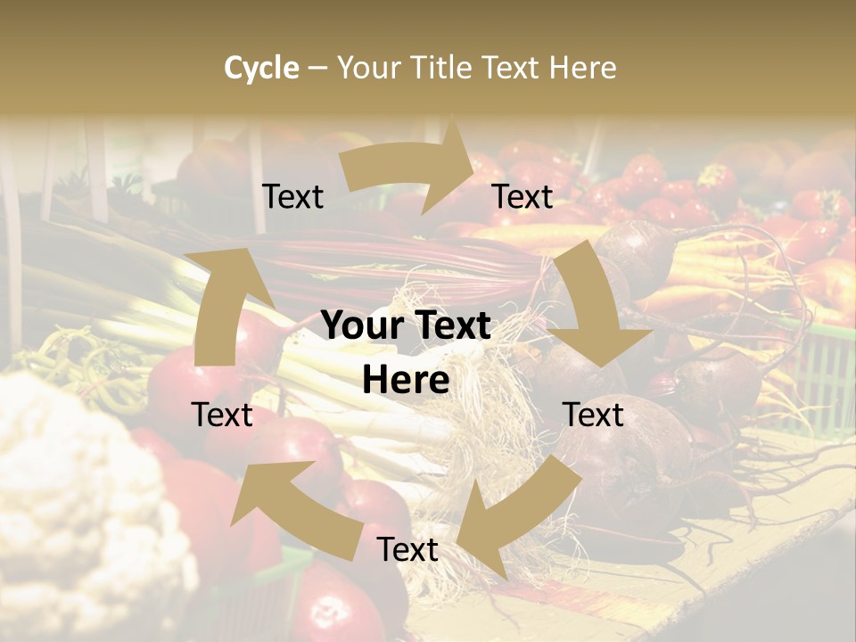 Table Local Healthy PowerPoint Template