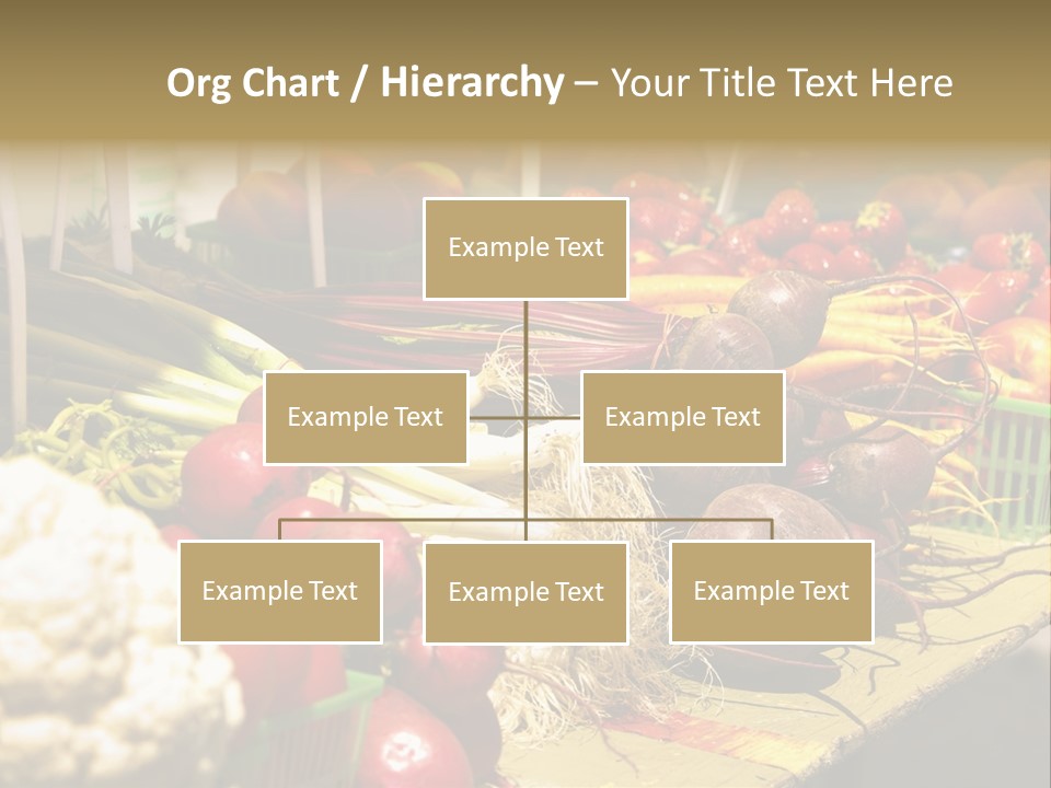 Table Local Healthy PowerPoint Template