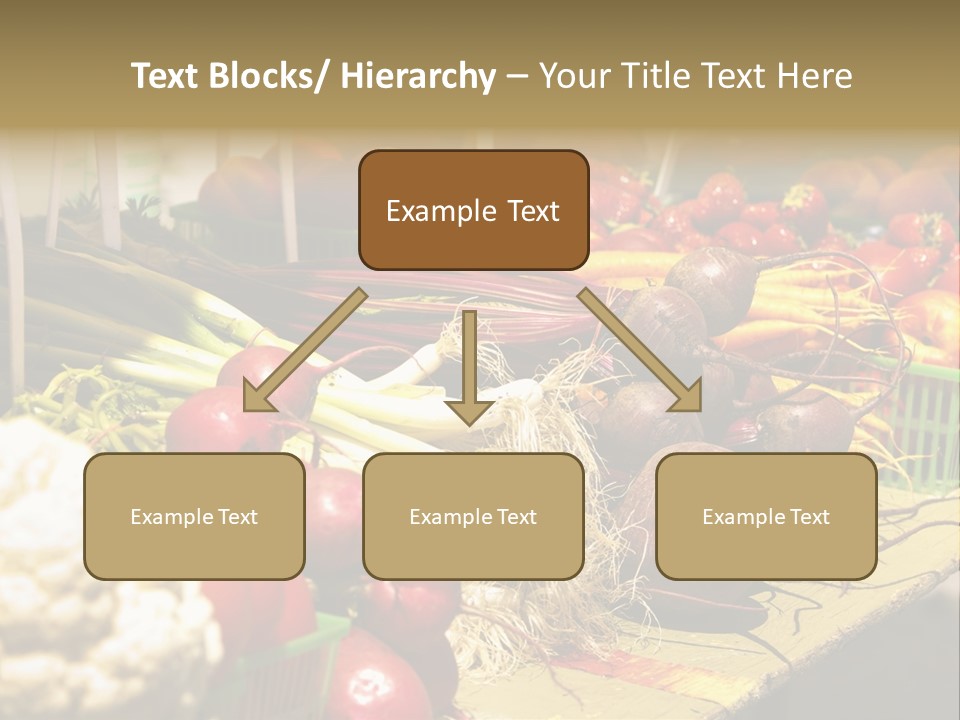 Table Local Healthy PowerPoint Template