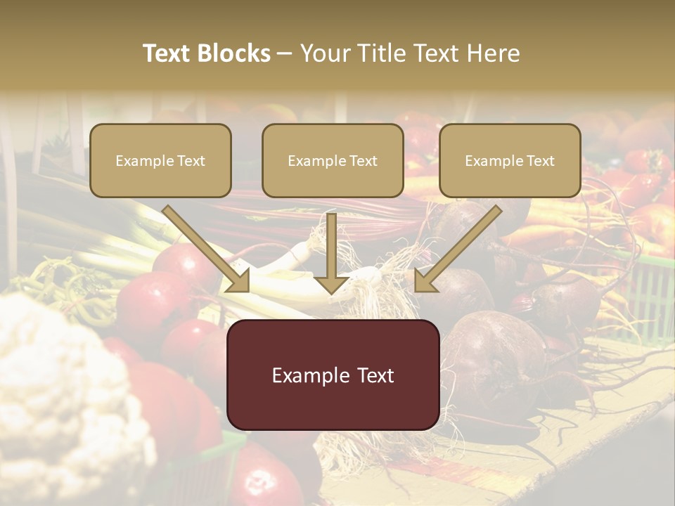 Table Local Healthy PowerPoint Template