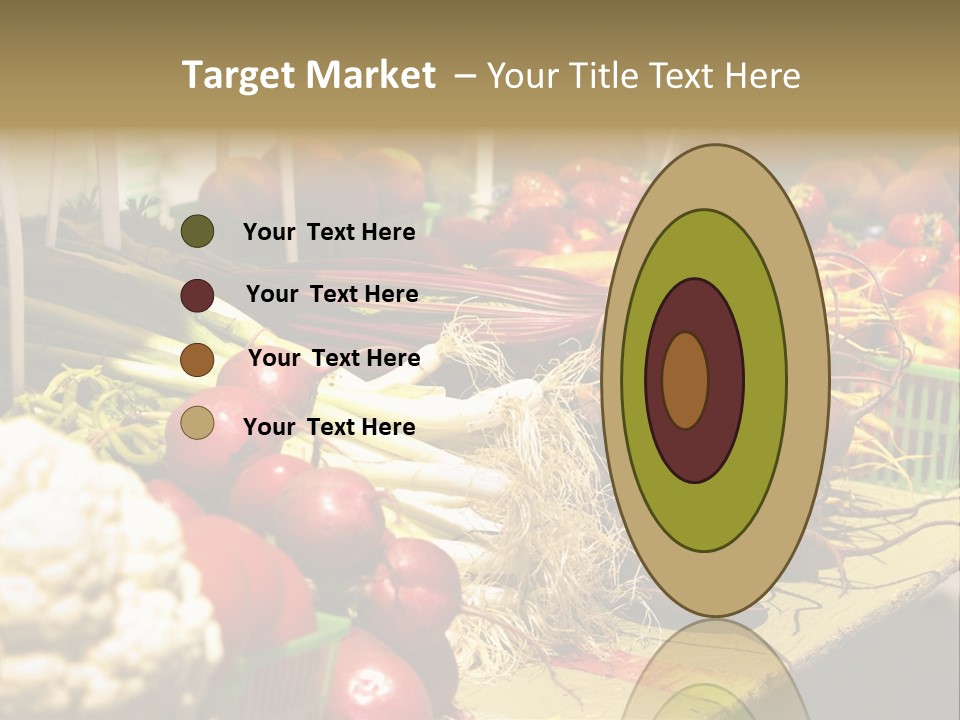 Table Local Healthy PowerPoint Template