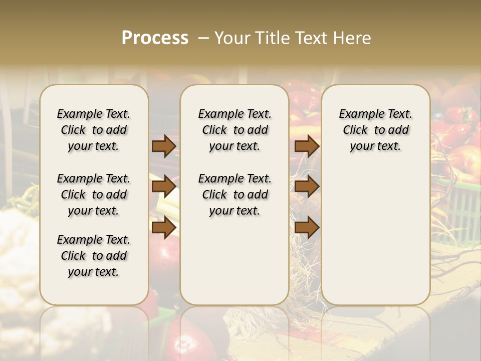 Table Local Healthy PowerPoint Template
