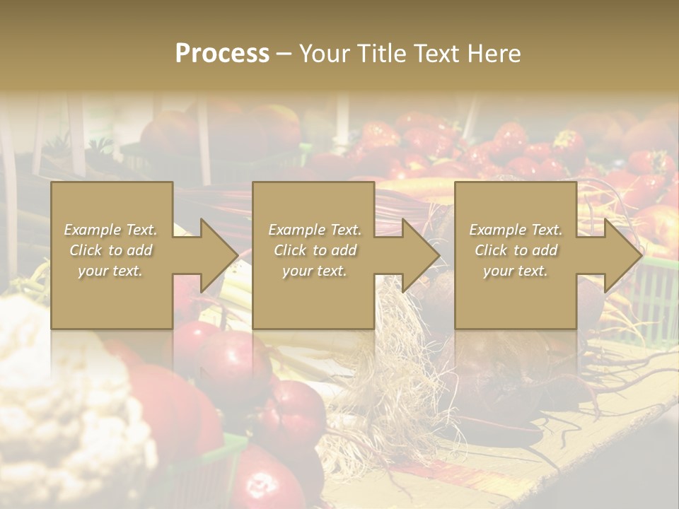 Table Local Healthy PowerPoint Template