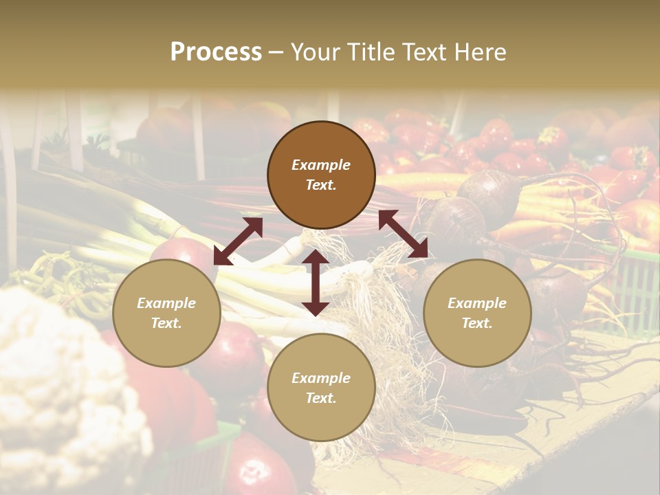 Table Local Healthy PowerPoint Template