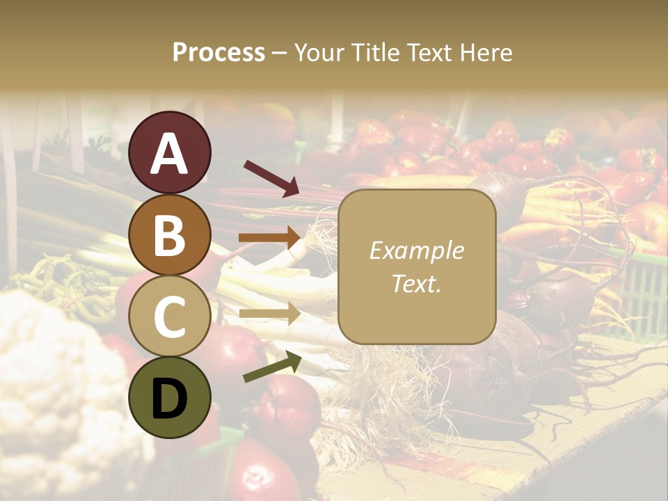 Table Local Healthy PowerPoint Template