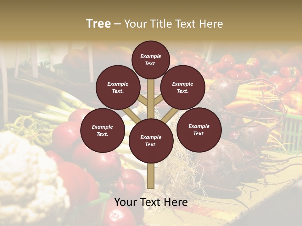 Table Local Healthy PowerPoint Template