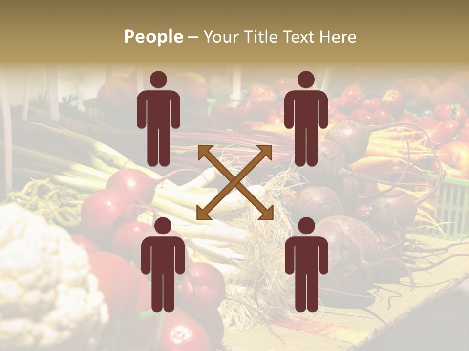 Table Local Healthy PowerPoint Template