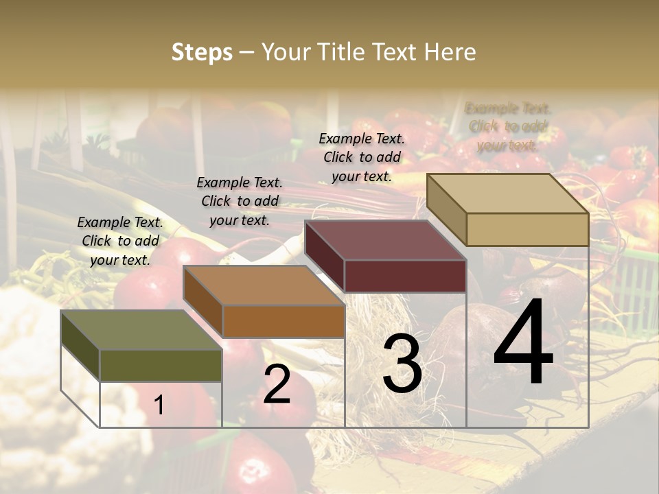 Table Local Healthy PowerPoint Template