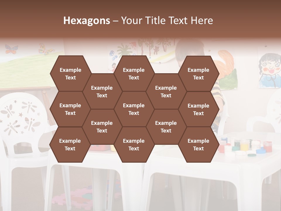 Boy Centre Art PowerPoint Template