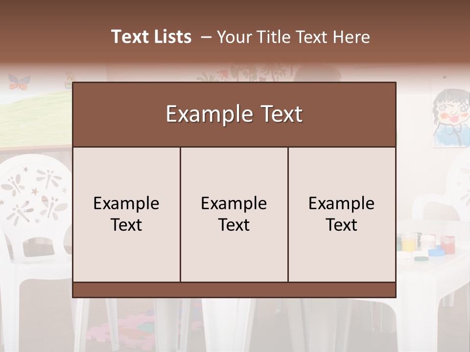 Boy Centre Art PowerPoint Template