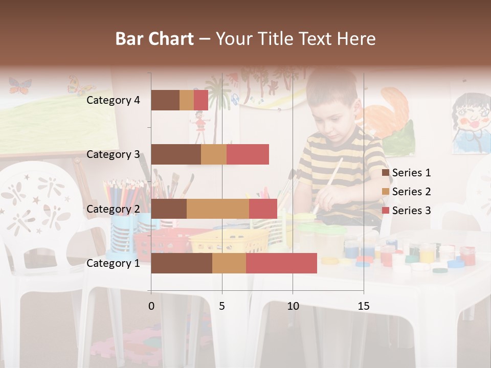 Boy Centre Art PowerPoint Template