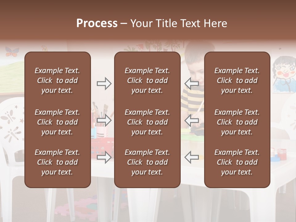 Boy Centre Art PowerPoint Template