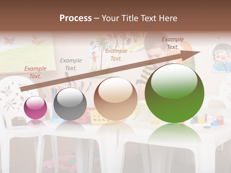 Boy Centre Art PowerPoint Template