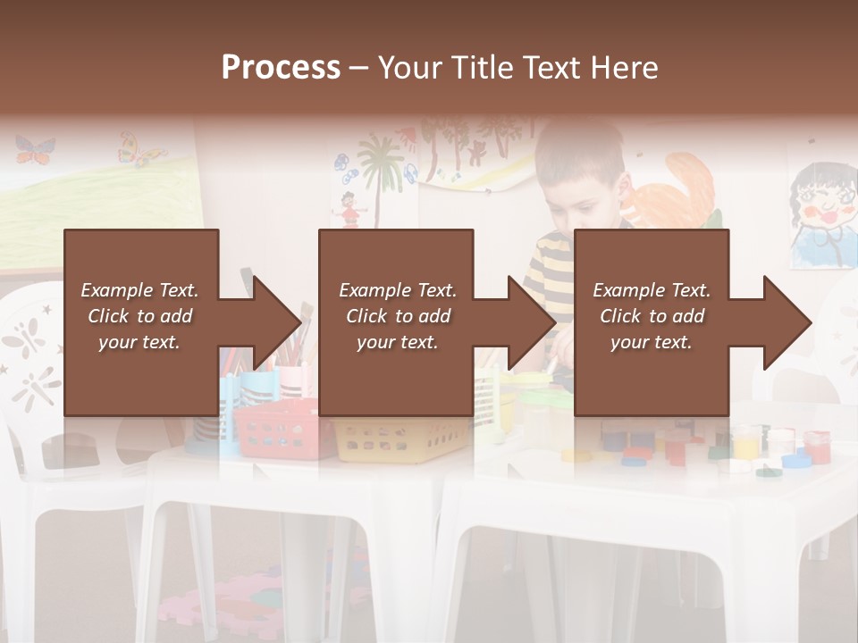 Boy Centre Art PowerPoint Template