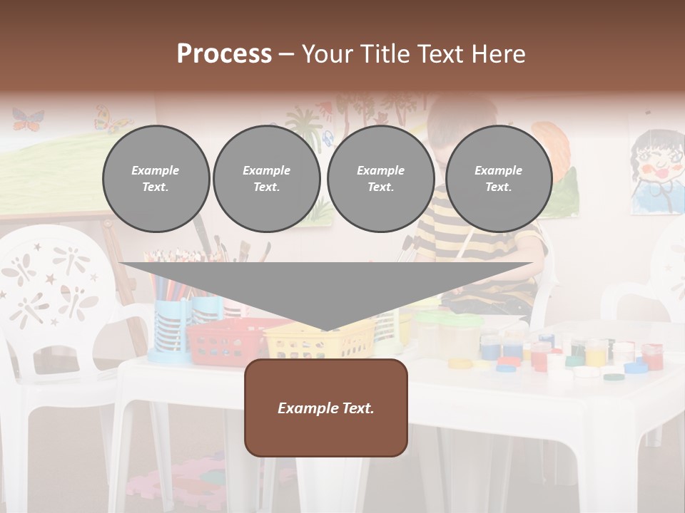 Boy Centre Art PowerPoint Template