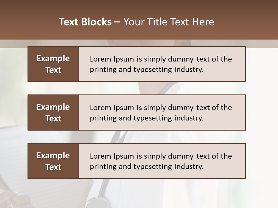 Work Midwife Woman PowerPoint Template