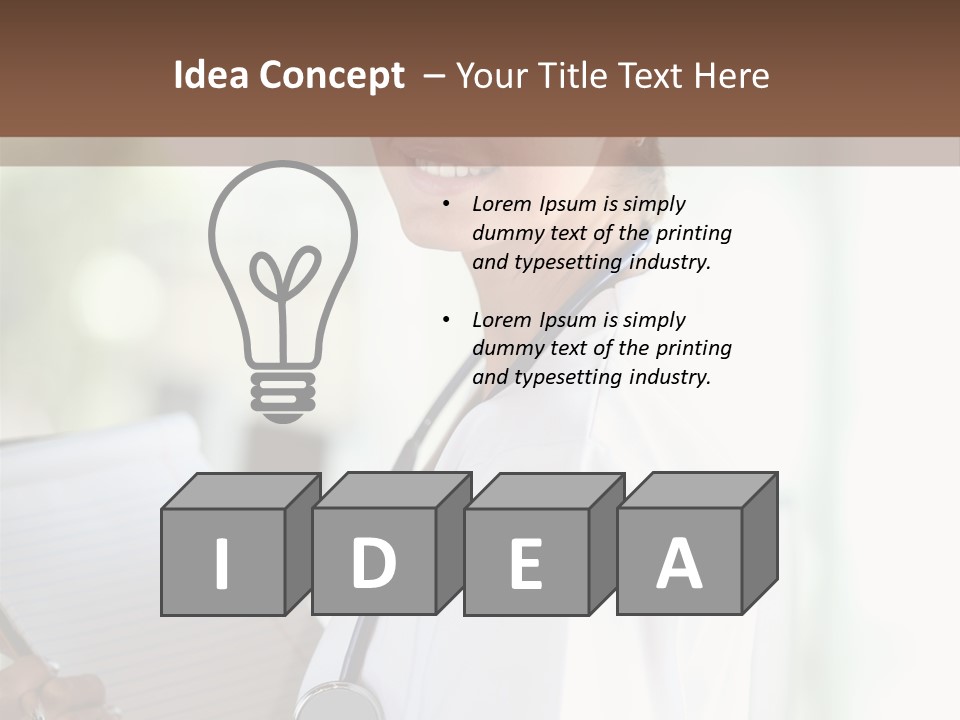 Work Midwife Woman PowerPoint Template