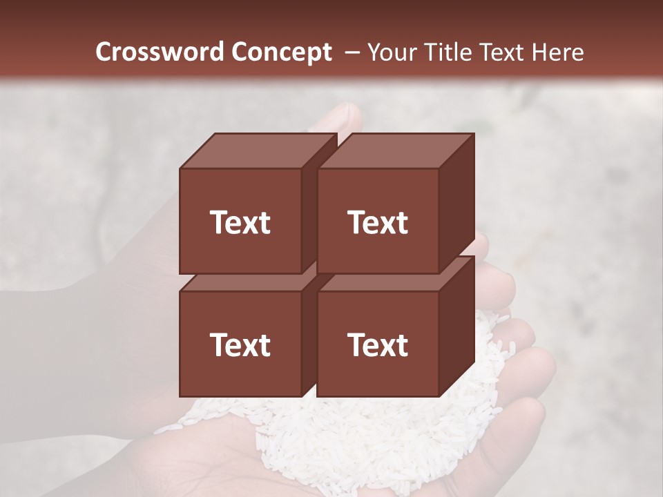 A Person Holding A White Substance In Their Hands PowerPoint Template