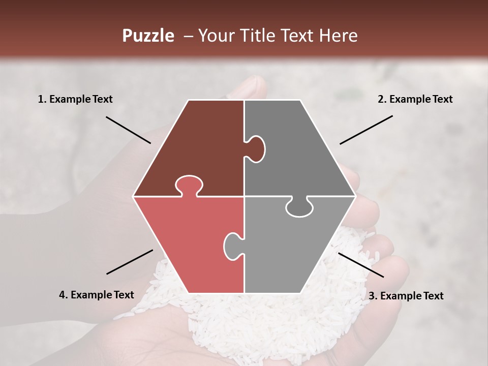 A Person Holding A White Substance In Their Hands PowerPoint Template