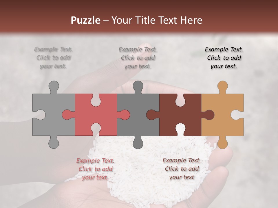 A Person Holding A White Substance In Their Hands PowerPoint Template